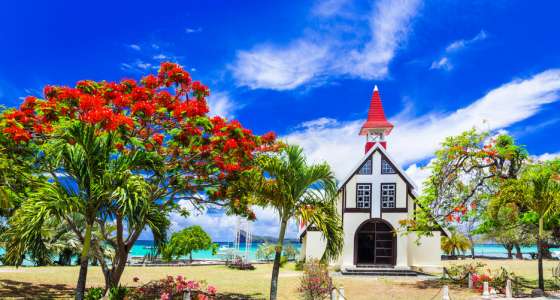 Mauritius in Indian Ocean