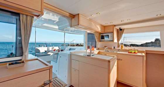 Lagoon 450 kitchen