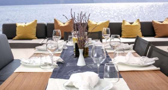 Luxury Crewed Yacht | Greece | Cyclades Holidays Charter | Catamaran Lagoon 62