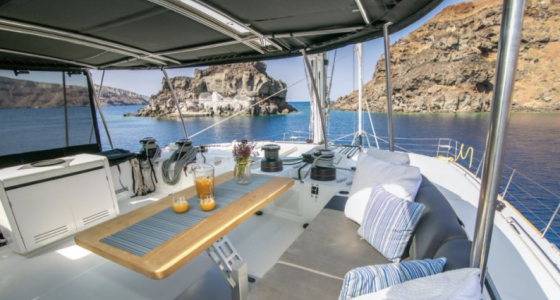Luxury Crewed Yacht | Greece | Cyclades Holidays Charter | Catamaran Lagoon 62