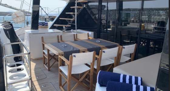 Luxury Crewed Yacht | Greece | Sporades Holidays Charter | Catamaran Sunreef 50