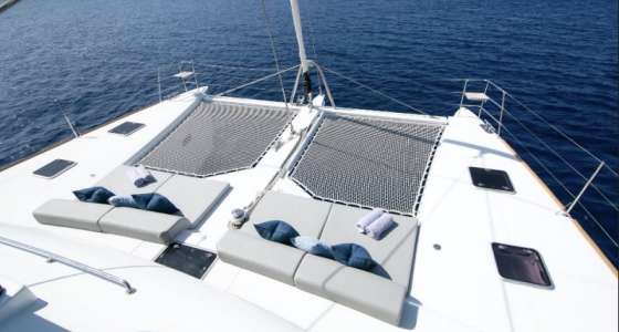 Luxury Crewed Yacht | Greece | Cyclades Holidays Charter | Catamaran Lagoon 62